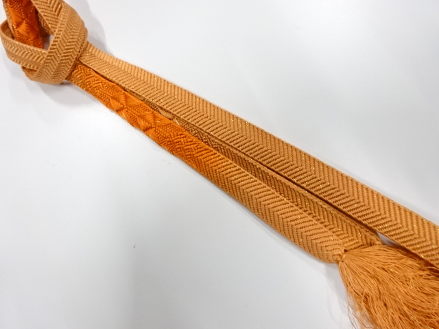JAPANESE KIMONO / HAND-TIED OBIJIME